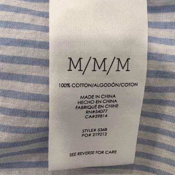 CAbi #5368 Whitney Floral Stripe Button Up Shirt Women's Size Medium - Picture 8 of 8